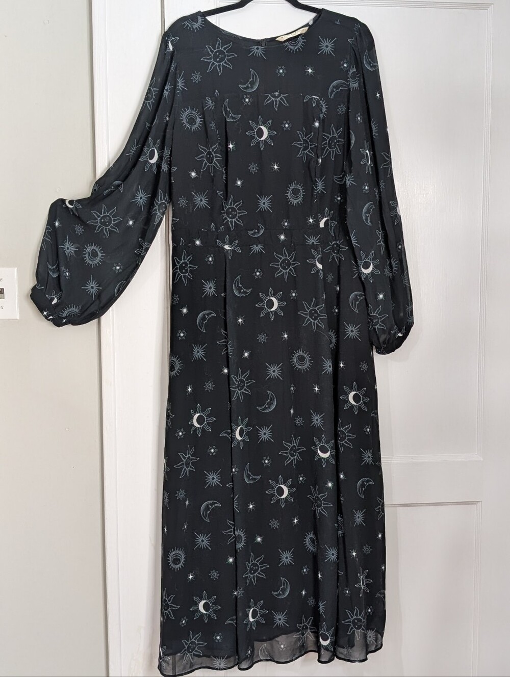 Wayward Fancies Eshakti Maxi Dress 1X Women's Celestial Whimsigoth Halloween